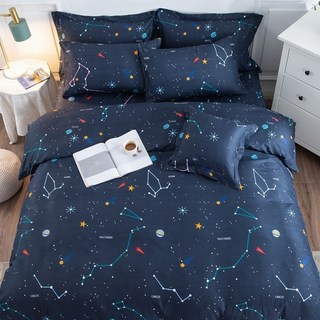 緻品家居 極緻雲織棉床包組 銀離子技術 台灣製造 R43星際漫遊 多尺寸選擇