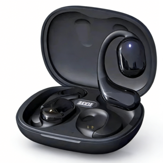 DBL 耳掛式藍芽耳機 Q28 黑色 1個 柏林之聲, 【黑色】HIFI+降噪+環繞音+電量數顯, CCAP24LP4770T6