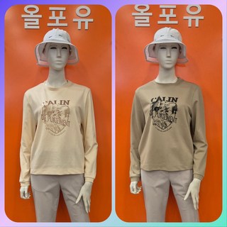 <뉴코아창원점>AFY 언제나 입기좋은 스팽글자수 라운드 티셔츠ALTRN7331FW102816