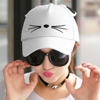 먀오냥 고양이수염 볼캡