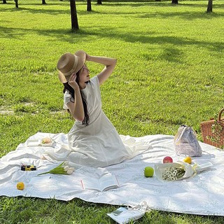 솜솜라이크 트왈드 경량 피크닉매트, 그린