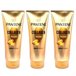 팬틴(PANTENE) 콜라겐 극손상케어 400ml 헤어팩 트리트먼트 손상모발케어 추천 팬틴PRO-V트리트먼트 팬틴 워시오프 헤어팩 손상모발용 모발손상 집중케어 윤기나는 머결, 3개