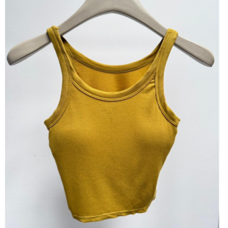 【Aa.chic】歐美辣妹削肩罩杯背心 - 時尚性感，舒適百搭，展現自信曲線