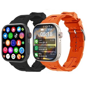 貝比兔 兒童智慧手錶AS11 視訊通話 台積電晶片 語音輸入 防水, 橘色,不加購, 2.02吋, GPS + 藍牙