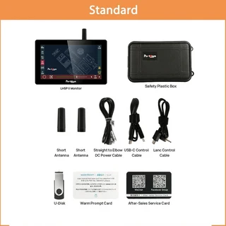 Portkeys LH5P II 풀 HD 4K 터치 스크린 모니터 금속 프레임 블루투스 Rec Key Sony Pansonic BMPCC ZCam용