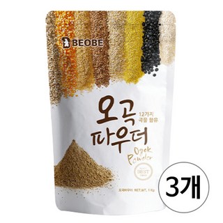 베오베 오곡파우더 1kg, 3개