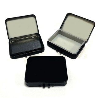 小鐵盒 鐵盒帶蓋 馬口鐵翻蓋按鈕鐵盒 CR金屬盒 兒童鎖 大麻鐵盒 煙盒, 1個