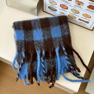 알포유 목도리 체크무늬 머플러