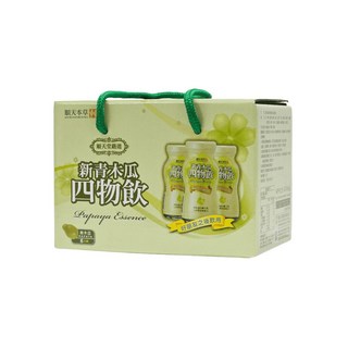 順天本草 新青木瓜四物飲 100ml 6瓶/盒, 1個
