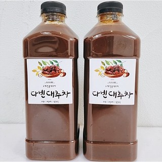 걸죽한 카페 수제대추차 진한대추즙 1kg, 970ml, 1개입, 6개