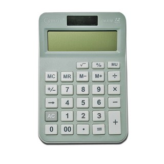 계산기 PCM-855B 12자리수 4가지색상 일반사무용 가정용, 계산기 PCM-855B(미스틱그린)