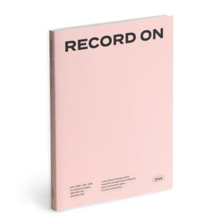 아이코닉 2026 레코드온 다이어리 플랜위클리 플래너 스케줄러, 04 Fairy pink, 1개