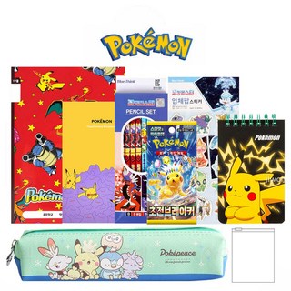 포켓몬문구세트 학용품세트 신학기입학선물세트, 포켓몬 문구세트 입학선물세트35000+선물가방증정, 1세트