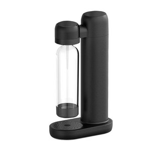 110v氣泡水機 蘇打水機 碳酸飲料打氣 可樂 家用 可攜式 汽泡機器 旅行氣泡機 氣泡水機，帶氣氣瓶, kt-168a（黑色）