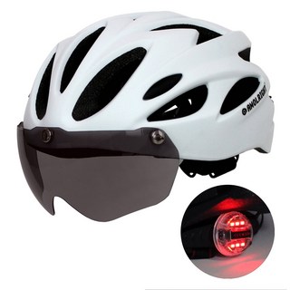 애몰라이트 고글 자전거 헬멧 01 25 후미등 전기 전동킥보드 헬멧 스포츠 헬멧, 화이트(무광), 1개