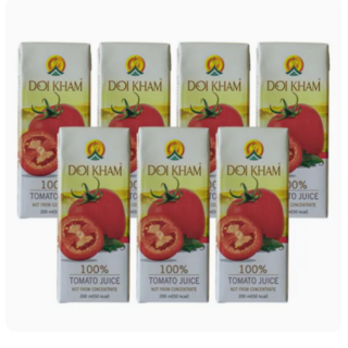 도이캄 착즙 99% 토마토 주스, 200ml, 48개