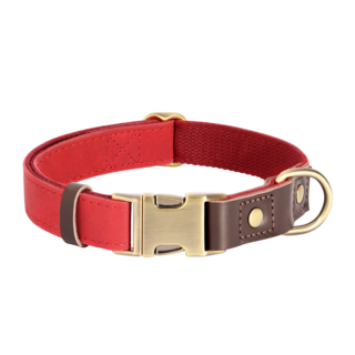 寵物刻字頸圈 防丟狗牌, 火焰紅（不刻字）, S-小型建議8-18斤