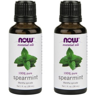 나우푸드 퓨어 에센셜 아로마오일 Spearmint 일반오일, 2개, 30ml