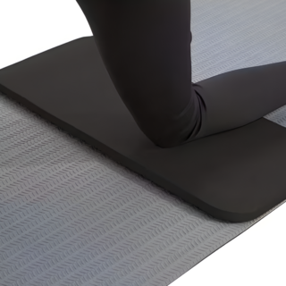 플랭크 팔꿈치 보호 요가 매트 복근 롤러 홈트레이닝 보조 패드, 1개, 블랙