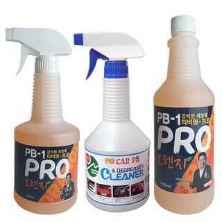 피비원 프로 파워피비 총3개 2400ml 다용도 차량용 세정제 pb1 pro, 1개