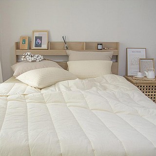 천솜이 딕시 100수 초고밀도 누빔 순면 차렵이불 베개커버 세트 (간절기용)