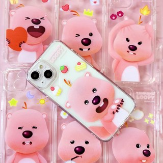 아이폰 잔망루피 빅페이스 투명젤리 시즌3 핸드폰케이스