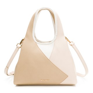 PLAYBOY 撞色拼接精選包款 Contrast系列, 1個, A-肩背包附長背帶-卡其, 卡其