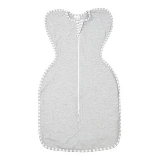 嬰兒舒眠包巾 柔軟透氣拉鍊式設計 條紋包巾