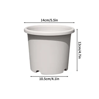 밤숲정원 빈티지 화분 세련된 투컬러 그라데이션 분갈이화분, 소형 14x12cm, 1개