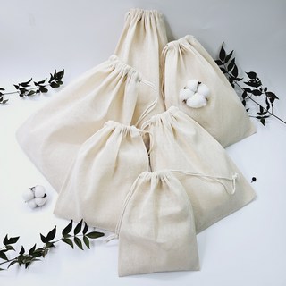 국내제작 공장직영 양끈 광목10수 거즈 더스트백 주머니 파우치 면 국산, 1개, 11호(23x30)