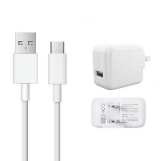 VIVO 18W雙引擎閃充充電器_V18208, 18充電器+3A TYPEC充電線, 1個