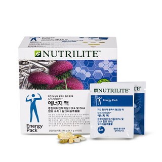 [본사정품]암웨이 맨즈 에너지 팩 맨즈팩 종합비타민 무기질, 4.1g, 60개