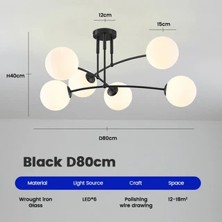 모던 크리스탈 북유럽 천장 샹들리에 침실 장식 조명 펜던트 LED 광택, 01 D80cm, 01 변경 가능