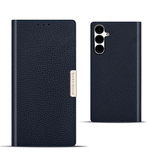 갤럭시 퀀텀4 / A54 - 오플레더락 천연소가죽 마그네틱 플립 케이스