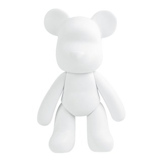 流體熊白胚 四種尺寸 庫柏立克熊 暴力熊 DIY流體畫 親子互動美勞手作禮物, 1個, 23cm