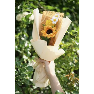 扭扭棒手作向日葵花束 (堅定的向著你), 黃色