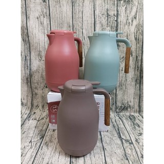 QUASI 朵拉 真空玻璃內膽保溫壺 1.5L 霧粉/薄荷綠/摩卡棕, 橄欖棕