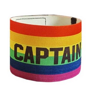 주장 완장 유럽 축구 프리미어리그 스페인 프리메라리가 캡틴 밴드, 1개, 1. S사이즈 (권장 팔둘레 24-29cm)