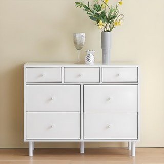 퍼피노 마인 3단 서랍장 7칸 방문설치, 화이트, 7단