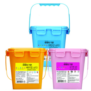 세제의기본 베이킹소다+구연산+과탄산소다 2kgX3개, 1세트