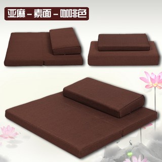 108배 절 높은 큰 전통 좌식 방석 쿠션 명상 방석매트, AB_70X70CM (가방 포함)