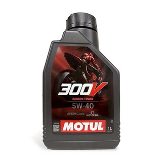 油工廠 MOTUL 300V 5W40 1L 酯類全合成機車油，賽道公路適用，保護引擎, 1個