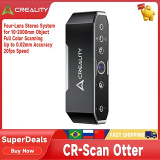 Creality CR-Scan 수달 3D 스캐너 흔들림 방지 추적 4 렌즈 스테레오 비전 3D 프린터 스캐너 0.02mm 정확도 20fps 스캐닝, 01 CN, 1개