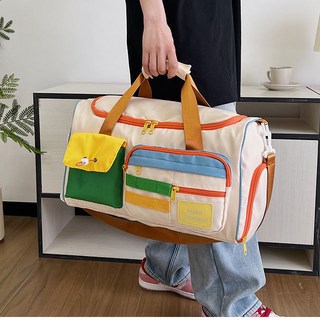 待產收納包 待產包女士健身瑜伽包女輕便短途旅行包大容量手提行李袋