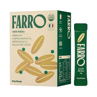 맥스메이드 100만 파로 효소 대용량 100포 발효 효소 엠머밀, 1박스, 300g