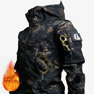 겨울 작업복 밀리터리 특전사 작업복 군용 야외 기모세트