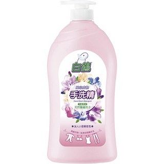 白鴿 手洗精 迷人小蒼蘭香氛 1000g, 1個