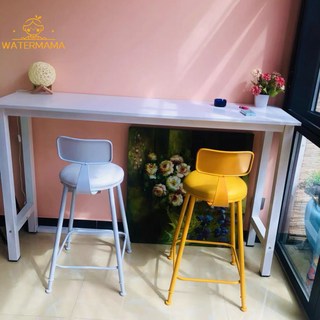 奶茶店酒吧酒館餐廳時尚吧檯椅家用陽台廚房高腳椅路邊攤休閒吧椅, 拍1件 聯絡客服,70高度, 1個