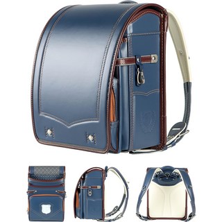 일본초등학생가방 란도셀책가방 프리미엄 저학년책가방 남아용 초경량 방수 블루브라운