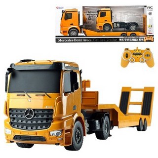 벤츠 무선 트레일러 트럭 RC카 1/20, 1개